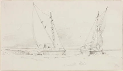 Zwei Newcastle-Kähne